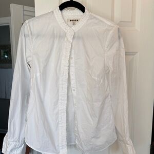 Boden White Button Down Shirt